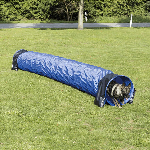 New Trixie 3211 Pet Products Agility Basic Tunnel, Large 16 Ft Long, Blue, Retails $187+