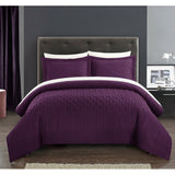 Brand new Twin Borst Comforter Set by Charlton Home, Twin, Plum! Retails $161 W/Tax!