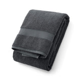 New Crate & Barrel Organic 800-Gram Slate Grey Turkish Bath Towel, Winner can buy 1 more @ winning bid! Retail $49.95+
