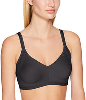 New with tags! Warners Womens Easy Does It No Bulge Wire-Free Bra in Black, Sz XL!