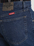 New with tags! WRANGLER® FIVE STAR PREMIUM DENIM RELAXED FIT JEAN IN BLUE RINSE! SZ 34W X 32L