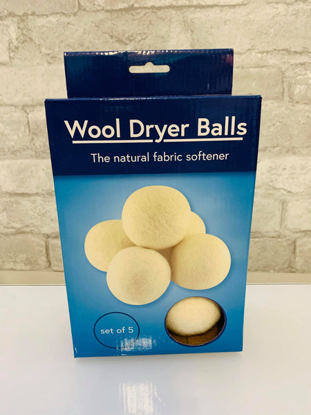 Wool Dryer Balls - Pack of 5