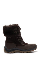 Women's Pajar Abbie Genuine Sheepskin Lined Waterproof Boot, Dark Brown, Sz 6-6.5! Retails $231+