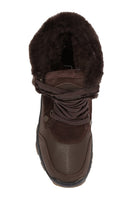 Women's Pajar Abbie Genuine Sheepskin Lined Waterproof Boot, Dark Brown, Sz 6-6.5! Retails $231+