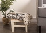 New DII Rustic Farmhouse Cotton Adobe Stripe Blanket Throw with Fringe for Everyday Use, 50 x 60 - Adobe Stripe Mineral