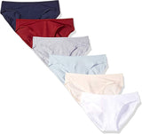 New in package! Amazon Essentials Women's Cotton Stretch Bikini Panty, 6-Pack, sz S!