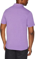 New Amazon Essentials Men's Quick Dry Golf Polo Shirt, Purple Heather, Sz XL, Fits like XXL!