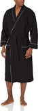 New Amazon Essentials Men's Waffle Shawl Robe, Black, Sz M/L! Best Seller!!