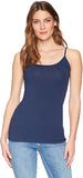 New Amazon Essentials Women's 4-Pack Slim-Fit Camisoles, Navy, White, Grey, Pink, sz L!