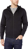 New Amazon Essentials Men's Water-Repellent Thermal-Lined Full-Zip Fleece Hoodie, Black, Sz XXL!