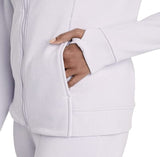 New Women's Fleece Full Zip Hooded Sweatshirt - All in Motion XL NWT LAVENDER Sz XL
