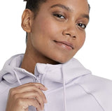 New Women's Fleece Full Zip Hooded Sweatshirt - All in Motion XL NWT LAVENDER Sz XL