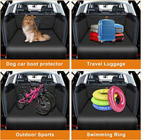 New Alfheim Deluxe Pet Cargo Liner - Nonslip Rubber Backing with Anchors for Secure Fit - Universal Design for All Cars, Trucks & SUVs (Black) Retail $71+