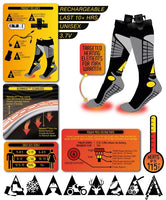 Brand new in package! Alphaheat Heated Socks, Unisex! L/XL! Fits Men 9-12 & Women 10-13!