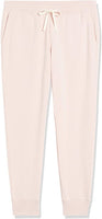 New Amazon Essentials Women's French Terry Jogger Sweatpant, Blush, Sz M!