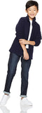 New Amazon Essentials Boys' Full-Zip Polar Fleece Jacket, Navy, Sz 10!