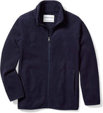New Amazon Essentials Boys' Full-Zip Polar Fleece Jacket, Navy, Sz 10!