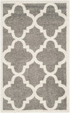 New Safavieh Amherst Aidan Dark Grey / Beige 2 ft. 6 inch x 4 ft. Indoor/Outdoor Area Rug
