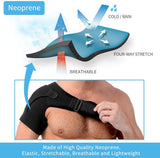 Anoopsyche Shoulder Brace Support for Dislocated AC Joint, Frozen Shoulder, Pain Relief, Rotator Cuff Support for Women and Men, Adjustable Neoprene Shoulder Support for Right and Left