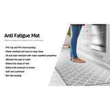 New Wayfair Modern Trellis Pattern Anti Fatigue Standing Mat by Red Barrel Studio, 18" X 47" Grey!