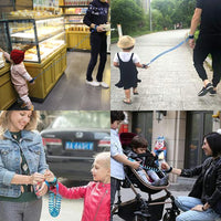 New Anti Lost Wrist Link, Upgraded Anti Lost Wristband, Toddler Leash Kid Leashes Babies Safety Harness, Velcro Wrist Belts, Toddlers Safety Strap for Travel, Boys, Girls, Child(2M, 6.56ft, Blue)