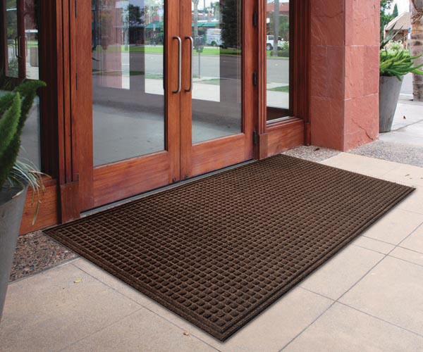 New Wayfair Clymer Blocks 30 in. x 20 in. Indoor/Outdoor Door Mat by Red Barrel Studio!