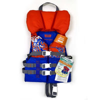 New AQUAFLOAT WOVEN POLYMER PFD CHILD Aqua Float For WEIGHT: 30-60 lbs (14-27 kg)