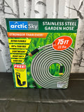 New Arctic Sky Stainless Steel Garden Hose, 75ft! Kink Free~Rip and Tear free~Rust free