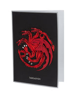 3D Game of Thrones: House Targaryen Sigil Quilled Deluxe Greeting Card, Retails $16+