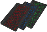 New Arteck Universal Backlit 7-Colors & Adjustable Brightness Ultra Light & Slim Portable Wireless Bluetooth 3.0 Keyboard