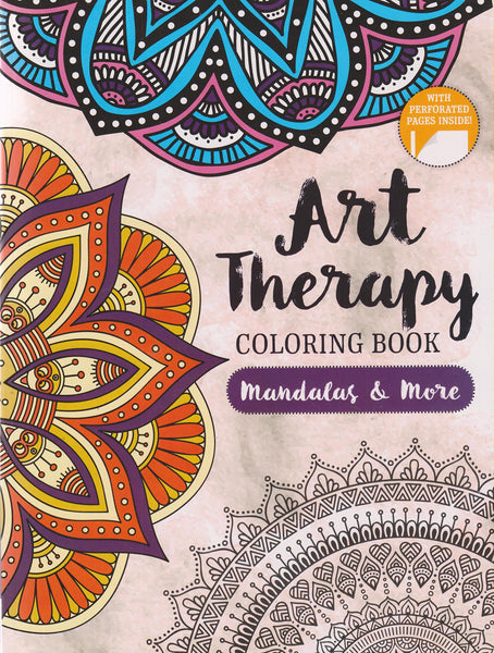 Art Therapy Colouring Book, Manadalas & More! Asst'd adult colouring books 33, kids draw & sketch books 8