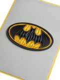 DC Comics: 3D Batman Quilled Deluxe Greeting Card, Retails $16+