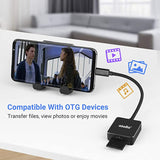 New SD Card Reader, atolla USB 3.0 Portable Micro SD Card Reader, 2-in-1 USB-C [Thunderbolt 3] Memory Card Reader for SDXC, SDHC, SD, MMC, RS-MMC, Micro SDXC, Micro SD, Micro SDHC Card and UHS-I Cards