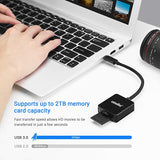 New SD Card Reader, atolla USB 3.0 Portable Micro SD Card Reader, 2-in-1 USB-C [Thunderbolt 3] Memory Card Reader for SDXC, SDHC, SD, MMC, RS-MMC, Micro SDXC, Micro SD, Micro SDHC Card and UHS-I Cards
