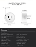 New Avatar Controls WiFi Wireless Smart Socket, Mini Smart Plug Compatible with Alexa/Google Assistant,Remote Control On/Off Electronics via SmartLife APP from Anywhere, No Hub Required AWP02L-N (White), winner can buy 1 more at winning bid!