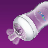Philips Avent Natural Baby Bottles, Clear, 9oz, 3pk