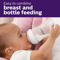 Philips Avent Natural Baby Bottles, Clear, 9oz, 3pk