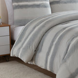 New Avery Pure Cotton Bamboo Serenity 3 Piece Double/Queen Oversized Comforter Set in Grey!