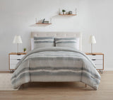 New Avery Pure Cotton Bamboo Serenity 3 Piece Double/Queen Oversized Comforter Set in Grey!