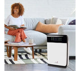 New Aviano AV890 7-in-1 Smart Home Air Purifier w/True HEPA Filter for Large Room (700sqft) | Great for Smokers, Pets, Allergies | Filters Pet Hair, Dust, Allergens, Mold, Germs, Odour & Smoke Eliminator! Retails $249+