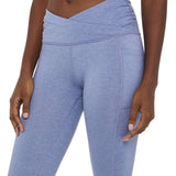 New Athletic Works Women's Cross-Over Capri in Light purple/blue, Sz XL!