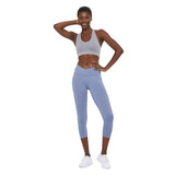 New Athletic Works Women's Cross-Over Capri in Light purple/blue, Sz XL!