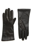 Nordstrom Item! Women's Cashmere Lined Leather Touchscreen Gloves, Size 6 (Small) - Retails $119+