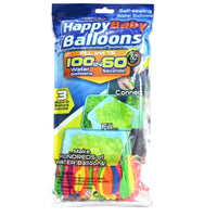 Happy Baby Balloons Fill and Tie 100 Water Balloons in 60 Seconds Self Sealing Water Balloons
