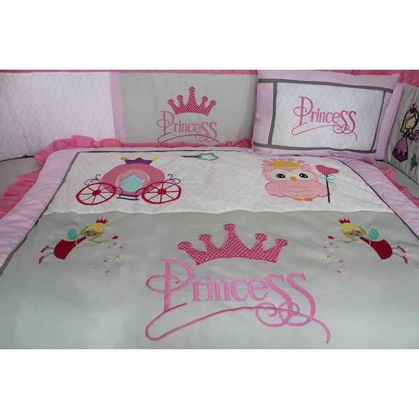 New in Package BabyFad Princess 10 Piece Baby Crib Bedding Set Retai The Warehouse Liquidation