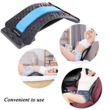 UniForU Back Stretcher Lumbar Stretcher Multi-Level Lumbar Stretching Device with Accupressure Points