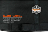 New in package! Ergodyne ProFlex 1650 Back Support Belt, 7.5" Elastic, Adjustable, Removable Straps, Black, Medium!