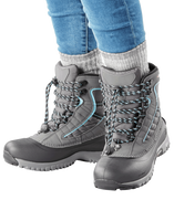 New in box! Baffin Women's Sage-W-50-Degree C Boot, Removable Liner Grey/Teal! Sz 8! Runs small, order 1 size up! Retails $160+