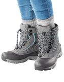 New in box! Baffin Women's Sage-W-50-Degree C Boot, Removable Liner Grey/Teal! Sz 8! Runs small, order 1 size up! Retails $160+