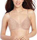 New Bali Womens Comfort Revolution Front-Close Shaping Underwire Bra in Sandshell, Sz 38D